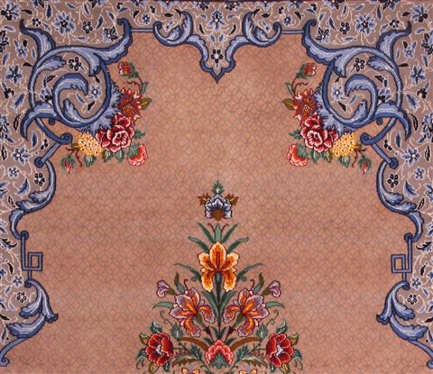 Isfahan Grey Hand Knotted 36 X 58 Area Rug 400-16634 Image 17