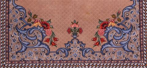 Isfahan Grey Hand Knotted 36 X 58 Area Rug 400-16634 Image 3