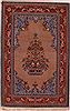Isfahan Grey Hand Knotted 36 X 58  Area Rug 400-16634 Thumb 0