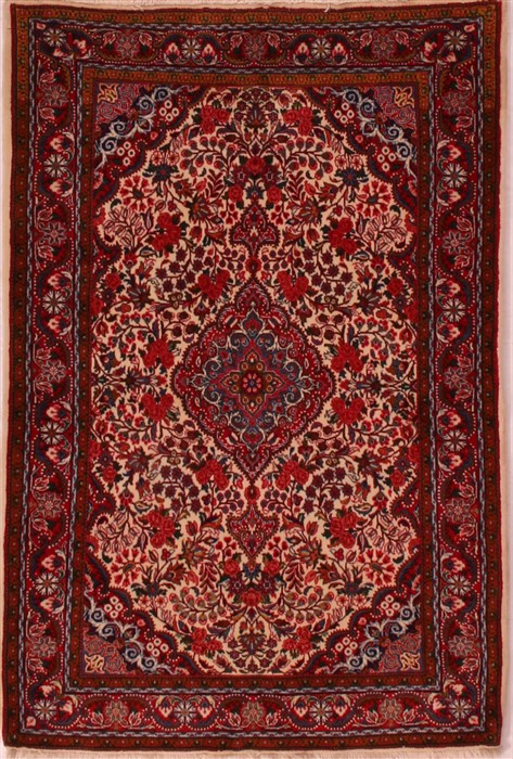 Jozan White Hand Knotted 33 X 53 Area Rug 400-16637 Image 0