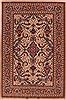 Isfahan White Hand Knotted 43 X 66 Area Rug 400-16640 Thumb 0