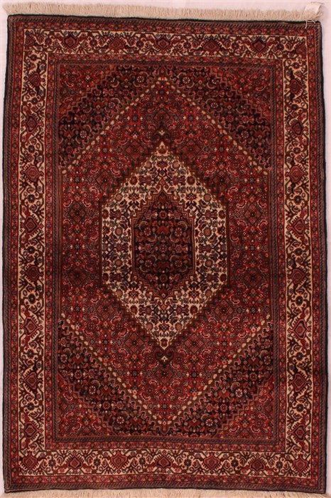 Bidjar Purple Hand Knotted 39 X 56  Area Rug 400-16642 Image 0