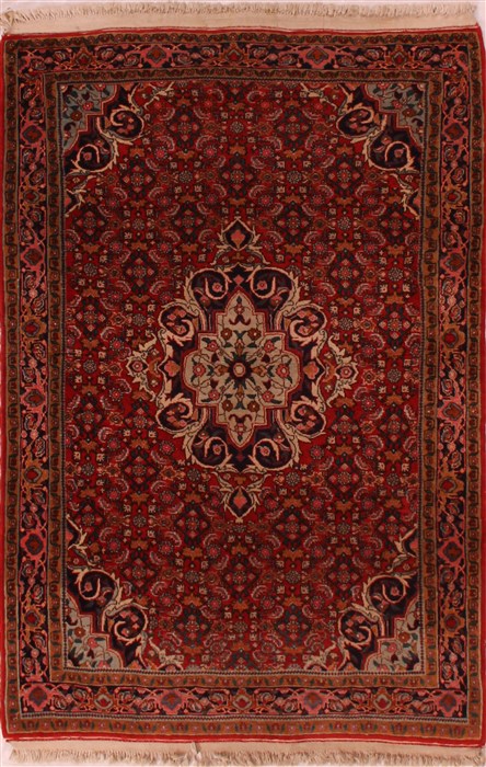 Bidjar Red Hand Knotted 38 X 56  Area Rug 400-16643 Image 0