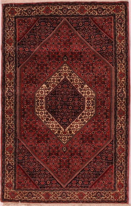 Bidjar Red Hand Knotted 39 X 511 Area Rug 400-16644 Image 0