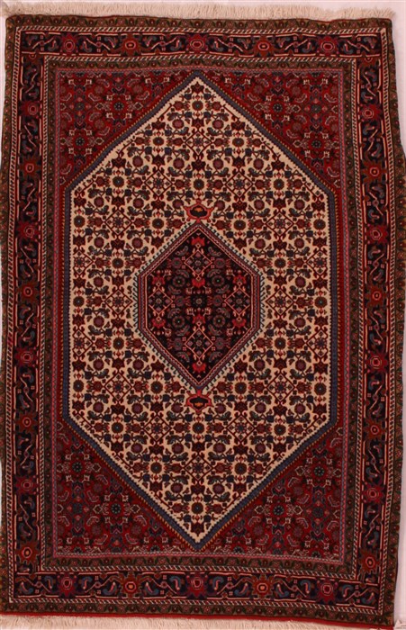 Bidjar White Hand Knotted 311 X 52  Area Rug 400-16647 Image 0