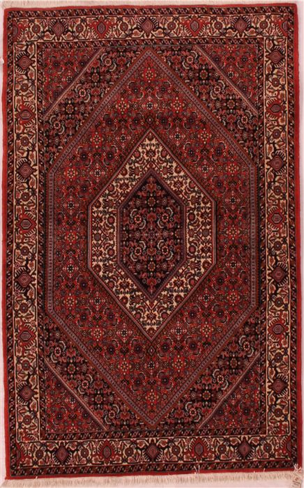 Bidjar Red Hand Knotted 37 X 51 Area Rug 400-16648 Image 0