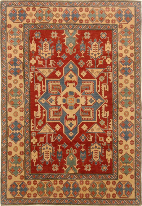 Kazak Red Hand Knotted 69 X 911 Area Rug 250-16650 Image 0