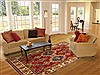 Kazak Red Hand Knotted 74 X 100 Area Rug 250-16660 Thumb 4