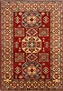 Kazak Red Hand Knotted 78 X 107 Area Rug 250-16666 Thumb 0
