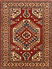Kazak Red Hand Knotted 77 X 107  Area Rug 250-16667 Thumb 0