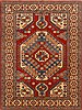Kazak Red Hand Knotted 77 X 107 Area Rug 100-16667 Thumb 0