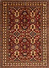 Kazak Red Hand Knotted 116 X 156  Area Rug 250-16682 Thumb 0