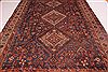 Qashqai Blue Hand Knotted 75 X 109  Area Rug 400-16685 Thumb 12