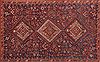 Qashqai Blue Hand Knotted 75 X 109  Area Rug 400-16685 Thumb 17