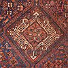 Qashqai Blue Hand Knotted 75 X 109  Area Rug 400-16685 Thumb 4