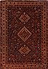 Qashqai Blue Hand Knotted 75 X 109 Area Rug 400-16685 Thumb 0