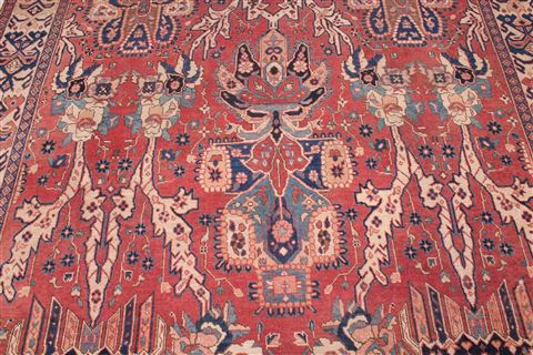 Heriz Red Hand Knotted 75 X 107 Area Rug 400-16686 Image 5