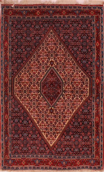 Bidjar White Hand Knotted 41 X 57 Area Rug 400-16690 Image 0