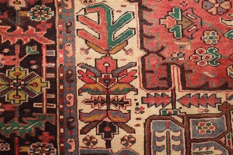 Heriz Red Hand Knotted 92 X 1110 Area Rug 400-16691 Image 15