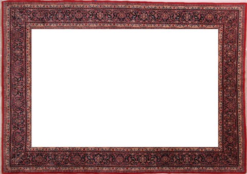 Sarouk Red Hand Knotted 89 X 127 Area Rug 400-16693 Image 4