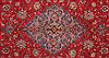 Sarouk Red Hand Knotted 89 X 127  Area Rug 400-16693 Thumb 6