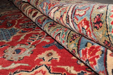 Sarouk Red Hand Knotted 92 X 121 Area Rug 400-16694 Image 19