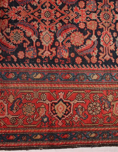 Malayer Blue Hand Knotted 71 X 128 Area Rug 400-16695 Image 12
