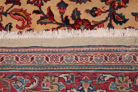 Sarouk White Hand Knotted 72 X 101 Area Rug 400-16696 Image 13