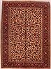 Sarouk White Hand Knotted 72 X 101 Area Rug 400-16696 Thumb 0