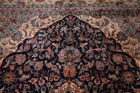 Elvan Blue Hand Knotted 83 X 100 Area Rug 400-16697 Image 19