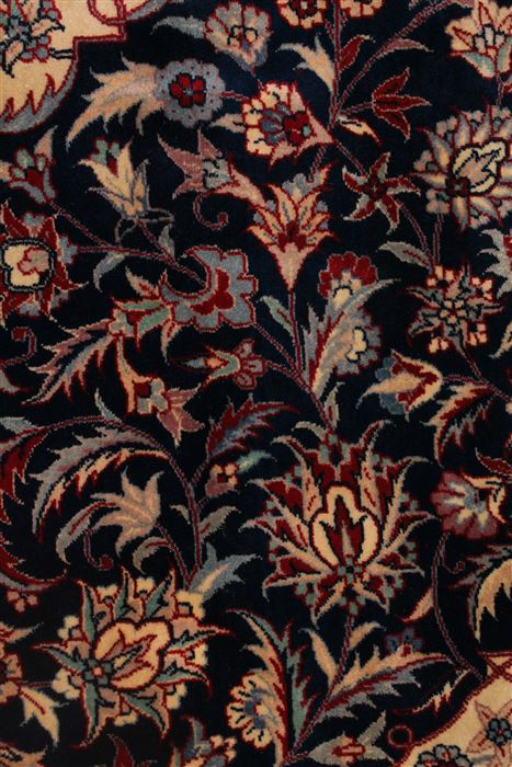 Elvan Blue Hand Knotted 83 X 100 Area Rug 400-16697 Image 21