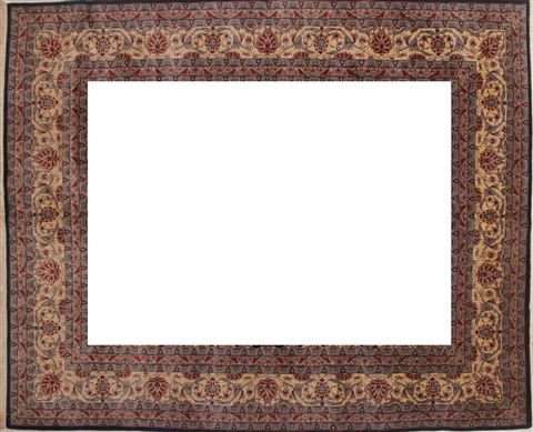 Elvan Blue Hand Knotted 83 X 100 Area Rug 400-16697 Image 4
