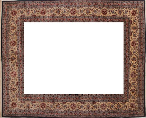 Elvan Blue Hand Knotted 83 X 100 Area Rug 400-16697 Image 7