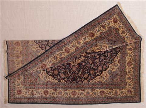Elvan Blue Hand Knotted 83 X 100 Area Rug 400-16697 Image 13