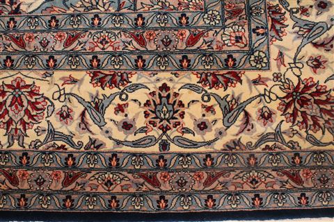 Elvan Blue Hand Knotted 83 X 100 Area Rug 400-16697 Image 15