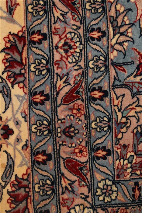 Elvan Blue Hand Knotted 83 X 100 Area Rug 400-16697 Image 17