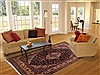 Elvan Blue Hand Knotted 83 X 100 Area Rug 400-16697 Thumb 11