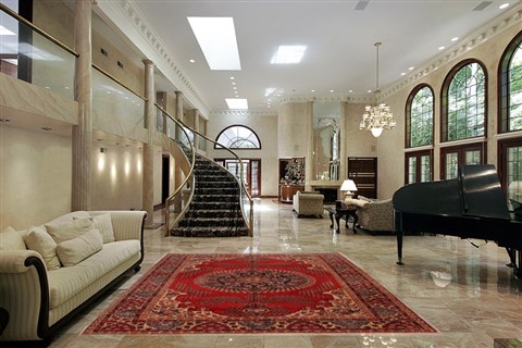 Ardebil Red Hand Knotted 85 X 114 Area Rug 400-16698 Image 1