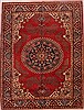 Ardebil Red Hand Knotted 85 X 114 Area Rug 400-16698 Thumb 0