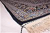 Kashan Blue Hand Knotted 94 X 124  Area Rug 400-16699 Thumb 6