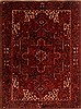 Heriz Red Hand Knotted 110 X 148  Area Rug 250-16704 Thumb 0