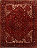 Heriz Red Hand Knotted 115 X 140  Area Rug 250-16706 Thumb 0