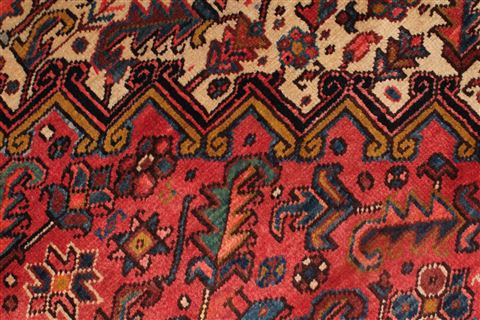 Heriz Red Hand Knotted 82 X 120 Area Rug 400-16709 Image 10