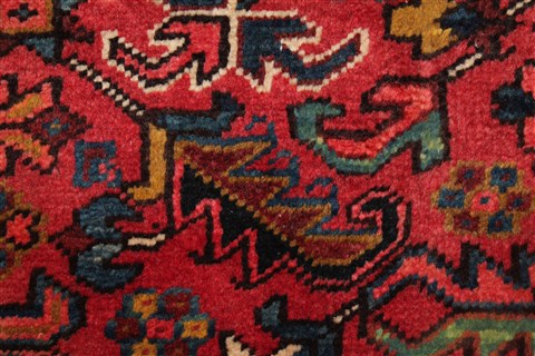 Heriz Red Hand Knotted 82 X 120 Area Rug 400-16709 Image 19