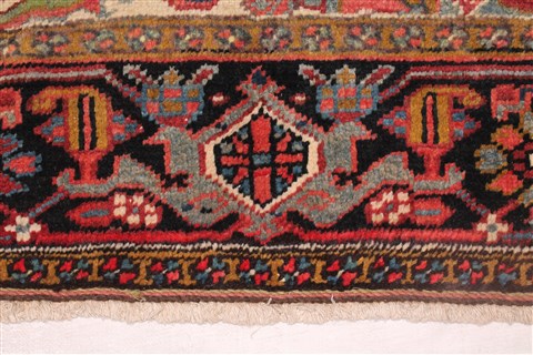Heriz Red Hand Knotted 82 X 120 Area Rug 400-16709 Image 5