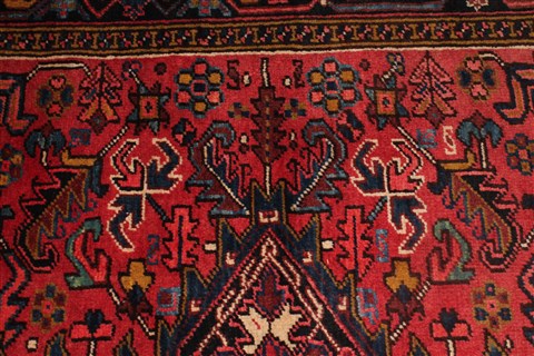 Heriz Red Hand Knotted 82 X 120 Area Rug 400-16709 Image 9