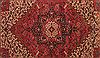Heriz Red Hand Knotted 82 X 120  Area Rug 400-16709 Thumb 1