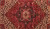 Heriz Red Hand Knotted 82 X 120 Area Rug 400-16709 Thumb 1