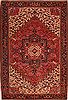 Heriz Red Hand Knotted 82 X 120 Area Rug 400-16709 Thumb 0