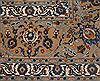 Kashan Blue Hand Knotted 76 X 110  Area Rug 400-16710 Thumb 5